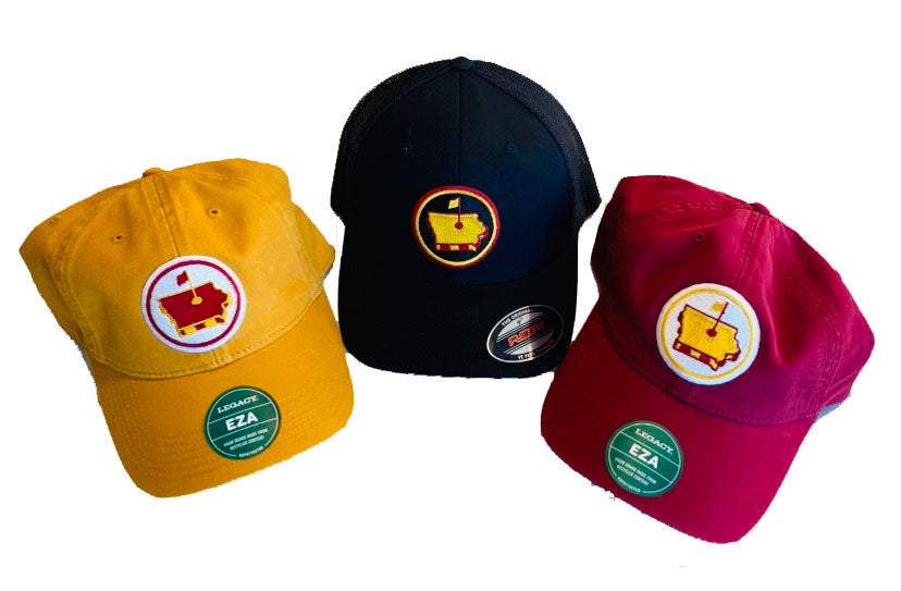 Golf Flag State of Iowa Logo Hat